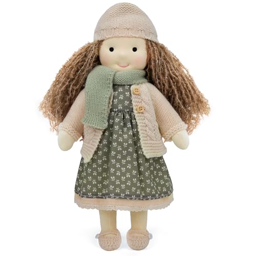 BlissfulPixie Handgemachte Waldorfpuppe,Personalisierte Stoffpuppe & Plüschpuppe für Kinder,Geburtstagsgeschenk mit Schöner Geschenkbo-Lenka 30cm BlissfulPixie Handgemachte Waldorfpuppe,Personalisierte Stoffpuppe & Plüschpuppe für Kinder,Geburtstagsgeschenk mit Schöner Geschenkbo-Lenka 30cm von BlissfulPixie