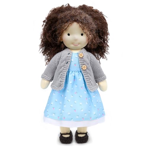 BlissfulPixie Handgemachte Waldorfpuppe,Personalisierte Stoffpuppe & Plüschpuppe für Kinder,Geburtstagsgeschenk mit Schöner Geschenkbo-Louise 30cm BlissfulPixie Handgemachte Waldorfpuppe,Personalisierte Stoffpuppe & Plüschpuppe für Kinder,Geburtstagsgeschenk mit Schöner Geschenkbo-Louise 30cm von BlissfulPixie