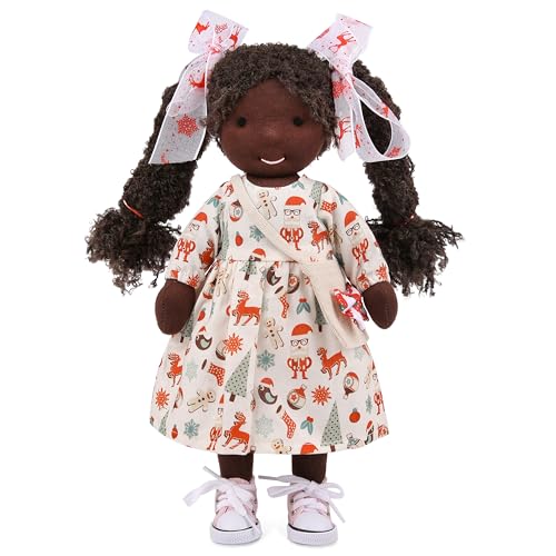 BlissfulPixie Handgemachte Waldorfpuppe,Personalisierte Stoffpuppe & Plüschpuppe für Kinder,Geburtstagsgeschenk mit Schöner Geschenkbo-Lulu30CM BlissfulPixie Handgemachte Waldorfpuppe,Personalisierte Stoffpuppe & Plüschpuppe für Kinder,Geburtstagsgeschenk mit Schöner Geschenkbo-Lulu30CM von BlissfulPixie