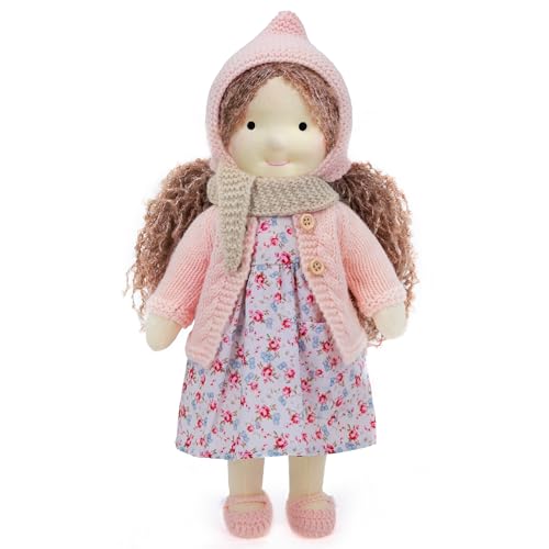 BlissfulPixie Handgemachte Waldorfpuppe,Personalisierte Stoffpuppe & Plüschpuppe für Kinder,Geburtstagsgeschenk mit Schöner Geschenkbo-Luna 30cm BlissfulPixie Handgemachte Waldorfpuppe,Personalisierte Stoffpuppe & Plüschpuppe für Kinder,Geburtstagsgeschenk mit Schöner Geschenkbo-Luna 30cm von BlissfulPixie