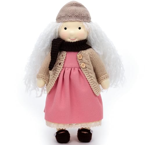 BlissfulPixie Handgemachte Waldorfpuppe,Personalisierte Stoffpuppe & Plüschpuppe für Kinder,Geburtstagsgeschenk mit Schöner Geschenkbo-Lusia 30cm BlissfulPixie Handgemachte Waldorfpuppe,Personalisierte Stoffpuppe & Plüschpuppe für Kinder,Geburtstagsgeschenk mit Schöner Geschenkbo-Lusia 30cm von BlissfulPixie