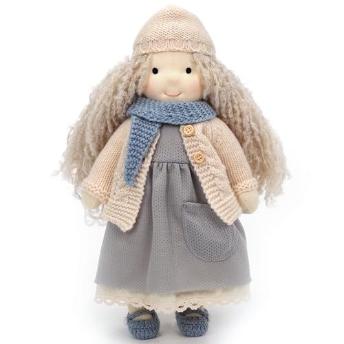 BlissfulPixie Handgemachte Waldorfpuppe,Personalisierte Stoffpuppe & Plüschpuppe für Kinder,Geburtstagsgeschenk mit Schöner Geschenkbo-Magda 30cm BlissfulPixie Handgemachte Waldorfpuppe,Personalisierte Stoffpuppe & Plüschpuppe für Kinder,Geburtstagsgeschenk mit Schöner Geschenkbo-Magda 30cm von BlissfulPixie