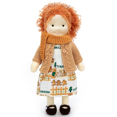 BlissfulPixie Handgemachte Waldorfpuppe,Personalisierte Stoffpuppe & Plüschpuppe für Kinder,Geburtstagsgeschenk mit Schöner Geschenkbo-Mia30CM BlissfulPixie Handgemachte Waldorfpuppe,Personalisierte Stoffpuppe & Plüschpuppe für Kinder,Geburtstagsgeschenk mit Schöner Geschenkbo-Mia30CM von BlissfulPixie