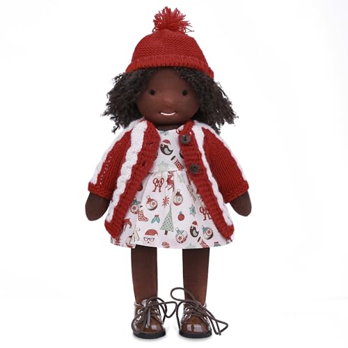 BlissfulPixie Handgemachte Waldorfpuppe,Personalisierte Stoffpuppe & Plüschpuppe für Kinder,Geburtstagsgeschenk mit Schöner Geschenkbo-Naomi30CM BlissfulPixie Handgemachte Waldorfpuppe,Personalisierte Stoffpuppe & Plüschpuppe für Kinder,Geburtstagsgeschenk mit Schöner Geschenkbo-Naomi30CM von BlissfulPixie