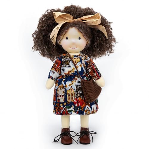 BlissfulPixie Handgemachte Waldorfpuppe,Personalisierte Stoffpuppe & Plüschpuppe für Kinder,Geburtstagsgeschenk mit Schöner Geschenkbo-Olivia 30cm BlissfulPixie Handgemachte Waldorfpuppe,Personalisierte Stoffpuppe & Plüschpuppe für Kinder,Geburtstagsgeschenk mit Schöner Geschenkbo-Olivia 30cm von BlissfulPixie
