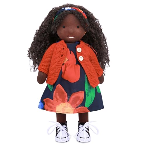 BlissfulPixie Handgemachte Waldorfpuppe,Personalisierte Stoffpuppe & Plüschpuppe für Kinder,Geburtstagsgeschenk mit Schöner Geschenkbo-Scarlett30CM BlissfulPixie Handgemachte Waldorfpuppe,Personalisierte Stoffpuppe & Plüschpuppe für Kinder,Geburtstagsgeschenk mit Schöner Geschenkbo-Scarlett30CM von BlissfulPixie