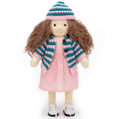 BlissfulPixie Handgemachte Waldorfpuppe,Personalisierte Stoffpuppe & Plüschpuppe für Kinder,Geburtstagsgeschenk mit Schöner Geschenkbo-Serenity30CM BlissfulPixie Handgemachte Waldorfpuppe,Personalisierte Stoffpuppe & Plüschpuppe für Kinder,Geburtstagsgeschenk mit Schöner Geschenkbo-Serenity30CM von BlissfulPixie