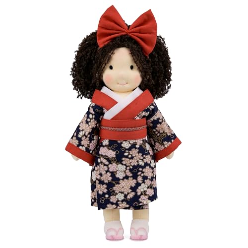 BlissfulPixie Handgemachte Waldorfpuppe,Personalisierte Stoffpuppe & Plüschpuppe für Kinder,Geburtstagsgeschenk mit Schöner Geschenkbo-Sophie30CM BlissfulPixie Handgemachte Waldorfpuppe,Personalisierte Stoffpuppe & Plüschpuppe für Kinder,Geburtstagsgeschenk mit Schöner Geschenkbo-Sophie30CM von BlissfulPixie
