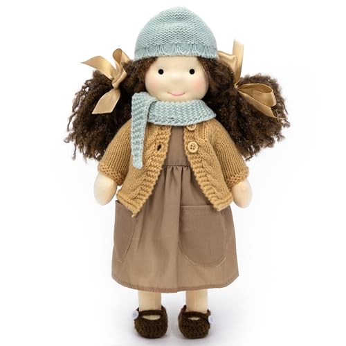 BlissfulPixie Handgemachte Waldorfpuppe,Personalisierte Stoffpuppe & Plüschpuppe für Kinder,Geburtstagsgeschenk mit Schöner Geschenkbo-Zoey30CM BlissfulPixie Handgemachte Waldorfpuppe,Personalisierte Stoffpuppe & Plüschpuppe für Kinder,Geburtstagsgeschenk mit Schöner Geschenkbo-Zoey30CM von BlissfulPixie