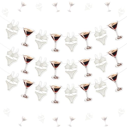 Bikinis und Espresso Martinis Bachelorette Dekoration Girlande Martini Motto Bachelorette Party Banner Bikinis Unterwäsche Party Dekor für Mädchen Brautparty Verlobung Junggesellinnenabschied Zubehör Bikinis und Espresso Martinis Bachelorette Dekoration Girlande Martini Motto Bachelorette Party Banner Bikinis Unterwäsche Party Dekor für Mädchen Brautparty Verlobung Junggesellinnenabschied Zubehör von Blisstock