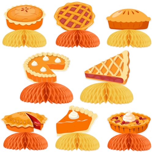 Cutie Pie Geburtstagsdekorationen, 8 Stück, Kuchenmotive, Waben-Mittelstücke, süßer Kuchen, Pizza-Tischdekoration, für Jungen und Mädchen, zum Backen von Keksen, zum ersten Geburtstag, Partyzubehör Cutie Pie Geburtstagsdekorationen, 8 Stück, Kuchenmotive, Waben-Mittelstücke, süßer Kuchen, Pizza-Tischdekoration, für Jungen und Mädchen, zum Backen von Keksen, zum ersten Geburtstag, Partyzubehör von Blisstock