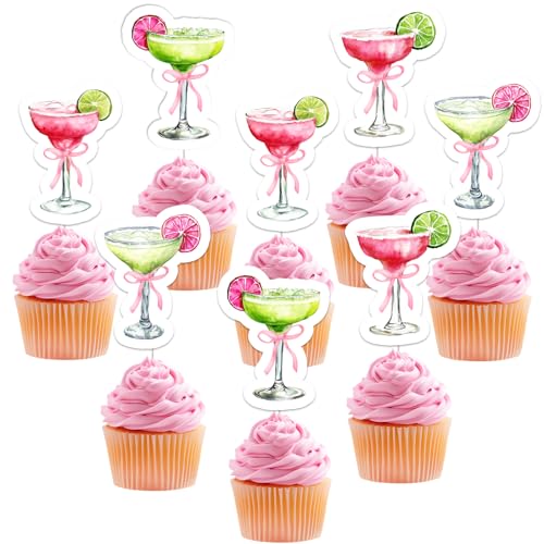 Margarita Bachelorette Cupcake-Topper, grüne Cocktail-Margarita-Brautparty-Dekorationen, Margaritas und Ehe, Brautparty, Kuchendekoration für Mädchen, mexikanische Fiesta, Hochzeit, Partyzubehör, 36 Margarita Bachelorette Cupcake-Topper, grüne Cocktail-Margarita-Brautparty-Dekorationen, Margaritas und Ehe, Brautparty, Kuchendekoration für Mädchen, mexikanische Fiesta, Hochzeit, Partyzubehör, 36 von Blisstock