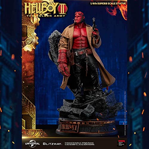 Blitzway - Hellboy II: Die goldene Armee - Hellboy, 1/4 Statue im Maßstab 1/4 von BLITZWAY