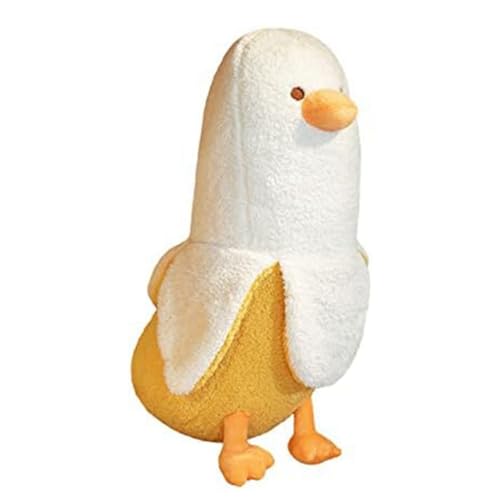 Blmirror 1 Stück Bananen-Ente-Plüschtier, Süßes Plüschtier, Umarmendes Plüschkissen für Mädchen und von Blmirror