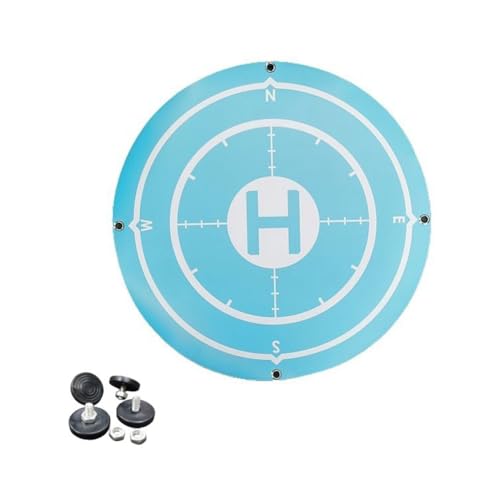 Blmirror 60 cm Landeplattform für Drohnen, Faltbar, Tragbar, Wasserdicht, Schmutzabweisend, für Drohnen, Universell Einsetzbar, Blau Blmirror 60 cm Landeplattform für Drohnen, Faltbar, Tragbar, Wasserdicht, Schmutzabweisend, für Drohnen, Universell Einsetzbar, Blau von Blmirror