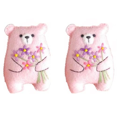 Blmirror Kleiner -Umarmungsstrauß-, Süßer Blumen-Miniatur-, Geschenk für zum Abschlusstag, Rosa von Blmirror