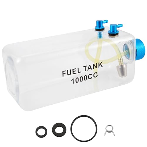 Blmirror Kraftstofftank Benzin Transparente Plastikflasche 1000CC CNC für RC Gas und Nitro Flugzeug von Blmirror