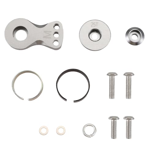 Blmirror Metall 25T Verstellbarer Servo Saver Arm Horn für -4 für Axial SCX10 1/10 RC Autos Hubschrauber Modell Boot Upgrade Teile, M, C Blmirror Metall 25T Verstellbarer Servo Saver Arm Horn für -4 für Axial SCX10 1/10 RC Autos Hubschrauber Modell Boot Upgrade Teile, M, C von Blmirror