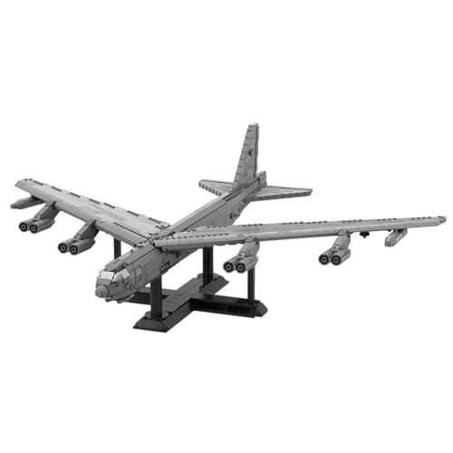 BlocteckToy B-52 Stratofortress Strategischer Bomber Modellbausatz mit Ständer, 1722 Teile Klemmbausteine Militär Kampfflugzeug Technik Flugzeug Modell Spielzeug Set, Geschenke für Kinder Erwachsene BlocteckToy B-52 Stratofortress Strategischer Bomber Modellbausatz mit Ständer, 1722 Teile Klemmbausteine Militär Kampfflugzeug Technik Flugzeug Modell Spielzeug Set, Geschenke für Kinder Erwachsene von BlocteckToy