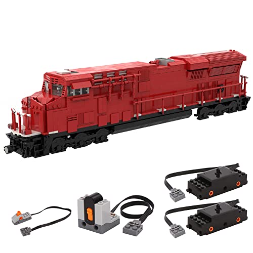 BlocteckToy Elektrozug, 8-Breite Canadian Pacific Modellbausteine Bausatz, Preis für die Schulanfangssaison und die Ferien, Autorisiert und entworfen von Barduck (1763+PCS) von BlocteckToy