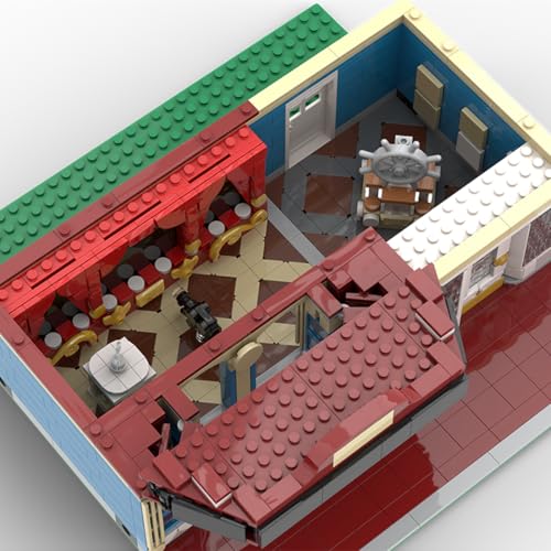 BlocteckToy Hong Kong Victoria Harbour Skyline Architektur Bausteine Modell, 1101 Teile Ikonische Gebäude Stadtpanorama Modular MOC Klemmbausteine Sammler Set von BlocteckToy