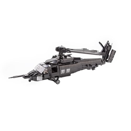 BlocteckToy Hubschrauber Modell Bausteine Set, 1057 Teile MH60M MOC Militärische Helikopter Klemmbausteine Konstruktionsspielzeug Helikopter, Kompatibel mit Großen Marken BlocteckToy Hubschrauber Modell Bausteine Set, 1057 Teile MH60M MOC Militärische Helikopter Klemmbausteine Konstruktionsspielzeug Helikopter, Kompatibel mit Großen Marken von BlocteckToy