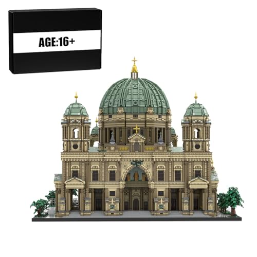 BlocteckToy Klemmbausteine Bauklötze Set, Berliner Kathedrale Modell, 71407 Teile Groß Architecture Kirchen WeltberüHmtes Gebäude Set für Erwachsene, MOC-169060 von BlocteckToy