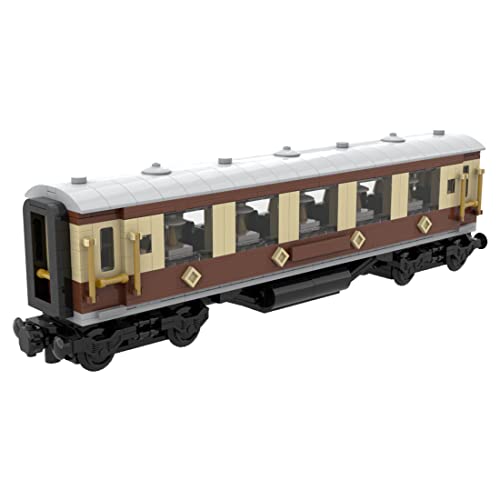 BlocteckToy Klemmbausteine Mittelalter, Steam Era Rolling Stock Building Blocks MOC Set Sammlermodell Geschenke für Erwachsene und Jugen, MOC-62059 (731PCS) von BlocteckToy