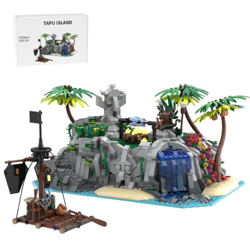 BlocteckToy Klemmbausteine Pirateninsel-Festung, 1856PCS Mittelalterlicher Baukasten mit - Sammlerabenteuer-Modell, Kompatibel mit Großen Marken, MOC-225892 BlocteckToy Klemmbausteine Pirateninsel-Festung, 1856PCS Mittelalterlicher Baukasten mit - Sammlerabenteuer-Modell, Kompatibel mit Großen Marken, MOC-225892 von BlocteckToy