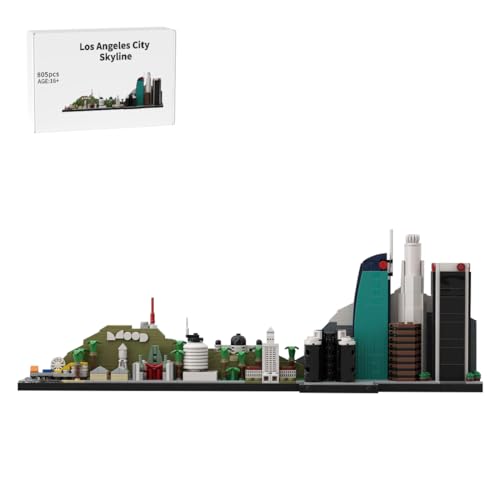 BlocteckToy Klemmbausteine Straßenszene Los Angeles Stadt Skyline Bauklötze Set, 805 Teile Architecture Dorf Haus Gebäude Set MOC Spielzeug Set BlocteckToy Klemmbausteine Straßenszene Los Angeles Stadt Skyline Bauklötze Set, 805 Teile Architecture Dorf Haus Gebäude Set MOC Spielzeug Set von BlocteckToy