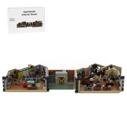 BlocteckToy Klemmbausteine Straßenszene Stadt Wohnung Interieur Szene Bauklötze Set, 3990 Teile Architecture Dorf Haus Gebäude Set, MOC-214842 BlocteckToy Klemmbausteine Straßenszene Stadt Wohnung Interieur Szene Bauklötze Set, 3990 Teile Architecture Dorf Haus Gebäude Set, MOC-214842 von BlocteckToy