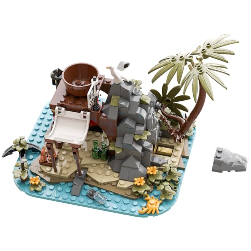 BlocteckToy Klemmbausteine Tropische Pirateninsel zum Überleben, 273PCS Mittelalterlicher Baukasten mit - Sammlerabenteuer-Modell, Kompatibel mit Großen Marken, MOC-195694 BlocteckToy Klemmbausteine Tropische Pirateninsel zum Überleben, 273PCS Mittelalterlicher Baukasten mit - Sammlerabenteuer-Modell, Kompatibel mit Großen Marken, MOC-195694 von BlocteckToy