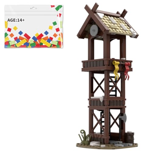 BlocteckToy Klemmbausteine Wikingerturm 187 Teile Mittelalterliches Architecture Haus Gebäude Set, Kompatibel mit 31132, MOC-95891 BlocteckToy Klemmbausteine Wikingerturm 187 Teile Mittelalterliches Architecture Haus Gebäude Set, Kompatibel mit 31132, MOC-95891 von BlocteckToy