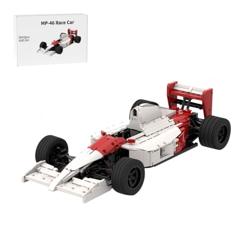 BlocteckToy MOC Klemmbausteine 1/8 Maßstab MP-46 Rennwagen Sportwagen Bausteine- 2842 Teile, Geschenke für Kinder und Erwachsene, MOC-180921 BlocteckToy MOC Klemmbausteine 1/8 Maßstab MP-46 Rennwagen Sportwagen Bausteine- 2842 Teile, Geschenke für Kinder und Erwachsene, MOC-180921 von BlocteckToy