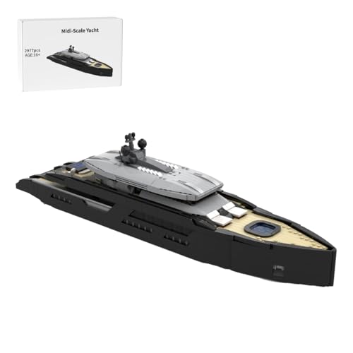 BlocteckToy MOC Klemmbausteine Kreuzfahrtschiff Modell, 2977 Teile 1/80 Yacht Kreuzfahrtschiff Schiff Konstruktionsspielzeug Set, MOC-164800 BlocteckToy MOC Klemmbausteine Kreuzfahrtschiff Modell, 2977 Teile 1/80 Yacht Kreuzfahrtschiff Schiff Konstruktionsspielzeug Set, MOC-164800 von BlocteckToy