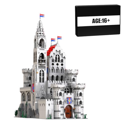 BlocteckToy MOC Klemmbausteine Mittelalterliche Königsburg Modell, 3939 Teile Groß Architecture Mittelalterliche Burg Gebäude Set, MOC-193221 BlocteckToy MOC Klemmbausteine Mittelalterliche Königsburg Modell, 3939 Teile Groß Architecture Mittelalterliche Burg Gebäude Set, MOC-193221 von BlocteckToy