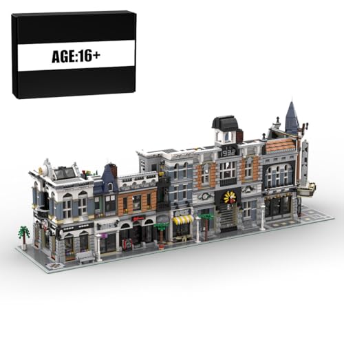 BlocteckToy MOC Klemmbausteine Modulare Straße Modell, 10259 Teile Groß Architecture Haus Modulare Gebäude Set BlocteckToy MOC Klemmbausteine Modulare Straße Modell, 10259 Teile Groß Architecture Haus Modulare Gebäude Set von BlocteckToy