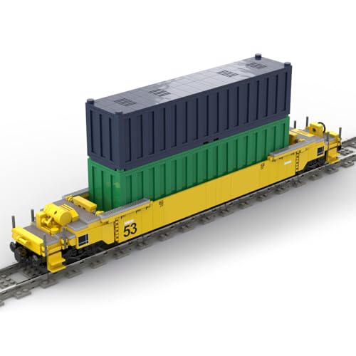BlocteckToy MOC Klemmbausteine Technik Zug Set, 2163 Teile Stapelbarer Container-Zug Modell Bausteine mit Schienen Montage Bauspielzeug, Geschenk für Erwachsene und Jungen BlocteckToy MOC Klemmbausteine Technik Zug Set, 2163 Teile Stapelbarer Container-Zug Modell Bausteine mit Schienen Montage Bauspielzeug, Geschenk für Erwachsene und Jungen von BlocteckToy