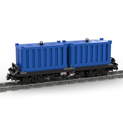 BlocteckToy MOC Klemmbausteine Technik Zug Set, 832 Teile Container-Zug Modell Bausteine mit Schienen Montage Bauspielzeug, Geschenk für Erwachsene und Jungen, MOC-69657 BlocteckToy MOC Klemmbausteine Technik Zug Set, 832 Teile Container-Zug Modell Bausteine mit Schienen Montage Bauspielzeug, Geschenk für Erwachsene und Jungen, MOC-69657 von BlocteckToy