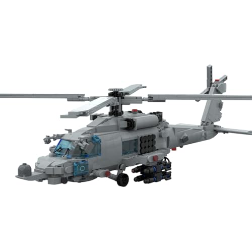 BlocteckToy Maritimer Hubschrauber Modell Bausteine Set, 1252 Teile MH-60R Seahawk MOC Klemmbausteine Konstruktionsspielzeug, Kompatibel mit GroßEn Marken BlocteckToy Maritimer Hubschrauber Modell Bausteine Set, 1252 Teile MH-60R Seahawk MOC Klemmbausteine Konstruktionsspielzeug, Kompatibel mit GroßEn Marken von BlocteckToy