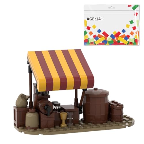 BlocteckToy Mittelalterliche Schmiede Klemmbausteine 95 Stück Dorfbrunnen Gebäude MOC Haus Spielzeug Set für Erwachsene Kompatibel mit 21325, MOC-78676 BlocteckToy Mittelalterliche Schmiede Klemmbausteine 95 Stück Dorfbrunnen Gebäude MOC Haus Spielzeug Set für Erwachsene Kompatibel mit 21325, MOC-78676 von BlocteckToy