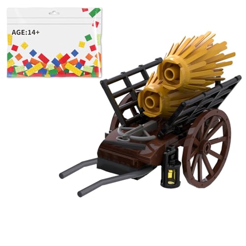 BlocteckToy Mittelalterlicher Bauernwagen Bauklötze, 43 Stück Mittelalter Burg Klemmbausteine Set für Erwachsene und Jugen, MOC-87186 BlocteckToy Mittelalterlicher Bauernwagen Bauklötze, 43 Stück Mittelalter Burg Klemmbausteine Set für Erwachsene und Jugen, MOC-87186 von BlocteckToy