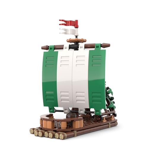 BlocteckToy Mittelalterlicher Burg Bausteine, 206 Stück Flussotter - Försterfloß Modell Mittelalterliches Thema Haus Set für Erwachsene und Jugen, MOC-120288 BlocteckToy Mittelalterlicher Burg Bausteine, 206 Stück Flussotter - Försterfloß Modell Mittelalterliches Thema Haus Set für Erwachsene und Jugen, MOC-120288 von BlocteckToy