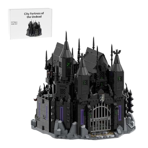 BlocteckToy Mittelalterlicher Burg Bausteine, 2272 Stück Stadt Festung der Untoten Mittelalter Klemmbausteine Haus Set für Erwachsene und Jugen, MOC-214995 BlocteckToy Mittelalterlicher Burg Bausteine, 2272 Stück Stadt Festung der Untoten Mittelalter Klemmbausteine Haus Set für Erwachsene und Jugen, MOC-214995 von BlocteckToy