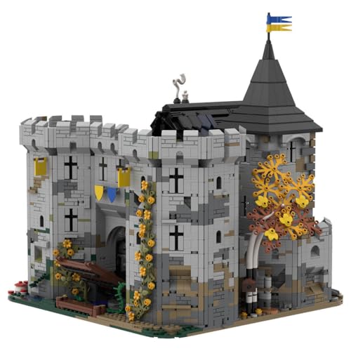 BlocteckToy Mittelalterlicher Burg Bausteine, 5812 Stück Festung des Schwarzen Falken Mittelalter Klemmbausteine Haus Set für Erwachsene und Jugen, MOC-225455 BlocteckToy Mittelalterlicher Burg Bausteine, 5812 Stück Festung des Schwarzen Falken Mittelalter Klemmbausteine Haus Set für Erwachsene und Jugen, MOC-225455 von BlocteckToy
