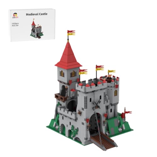 BlocteckToy Mittelalterlicher Burg Bausteine, Mittelalter Burg Bauklötze MOC Set für Erwachsene und Jugendliche, MOC-102994 (1000PCS) von BlocteckToy