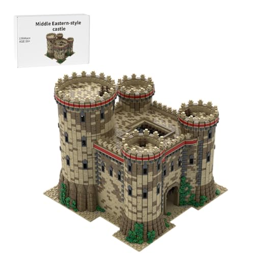 BlocteckToy Mittelalterlicher Historische Burg Bausteine, 12966 Stück im nahöstlichen Stil Mittelalter Burg Klemmbausteine Haus Set für Erwachsene und Jugen, MOC-214290 BlocteckToy Mittelalterlicher Historische Burg Bausteine, 12966 Stück im nahöstlichen Stil Mittelalter Burg Klemmbausteine Haus Set für Erwachsene und Jugen, MOC-214290 von BlocteckToy