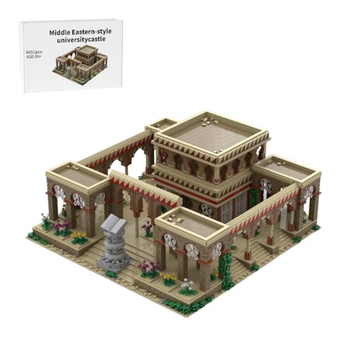 BlocteckToy Mittelalterlicher Universität Bausteine, 6051 Stück im nahöstlichen Stil Mittelalter Burg Klemmbausteine Haus Set für Erwachsene und Jugen, MOC-214522 BlocteckToy Mittelalterlicher Universität Bausteine, 6051 Stück im nahöstlichen Stil Mittelalter Burg Klemmbausteine Haus Set für Erwachsene und Jugen, MOC-214522 von BlocteckToy