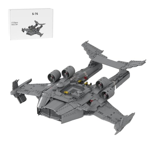 BlocteckToy S-76 Hubschrauber Modellbausatz, 1775 Teile Klemmbausteine Militär Kampfflugzeug Technik Flugzeug Modell Spielzeug Set, Geschenke für Kinder Erwachsene BlocteckToy S-76 Hubschrauber Modellbausatz, 1775 Teile Klemmbausteine Militär Kampfflugzeug Technik Flugzeug Modell Spielzeug Set, Geschenke für Kinder Erwachsene von BlocteckToy