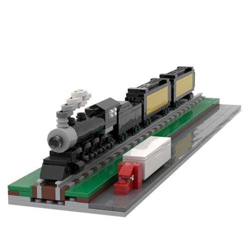 BlocteckToy Technik Zug Bausteine, Micro Scale 440 Zugmodell-Bausteine-Set, Kompatibel mit Großen Marken, MOC-56288 (447PCS) von BlocteckToy